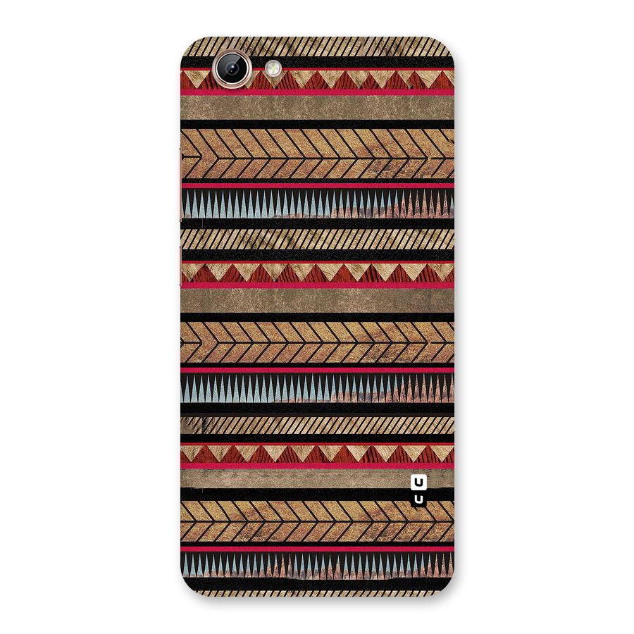 Red Indie Pattern Back Case for Vivo Y71i