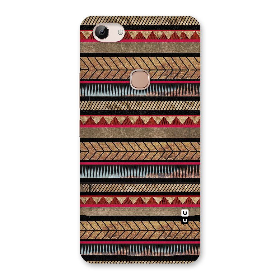 Red Indie Pattern Back Case for Vivo Y83