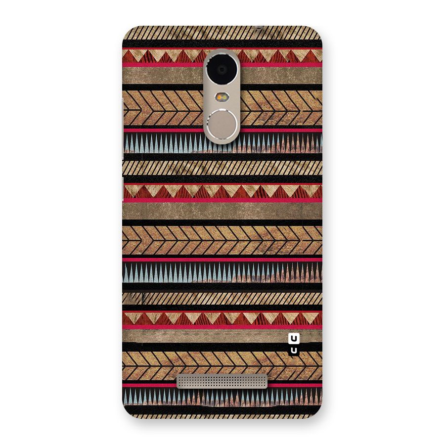 Red Indie Pattern Back Case for Xiaomi Redmi Note 3