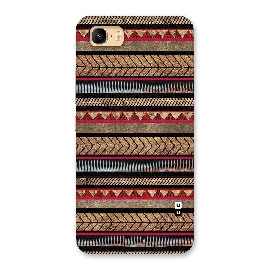 Red Indie Pattern Back Case for Zenfone 3s Max