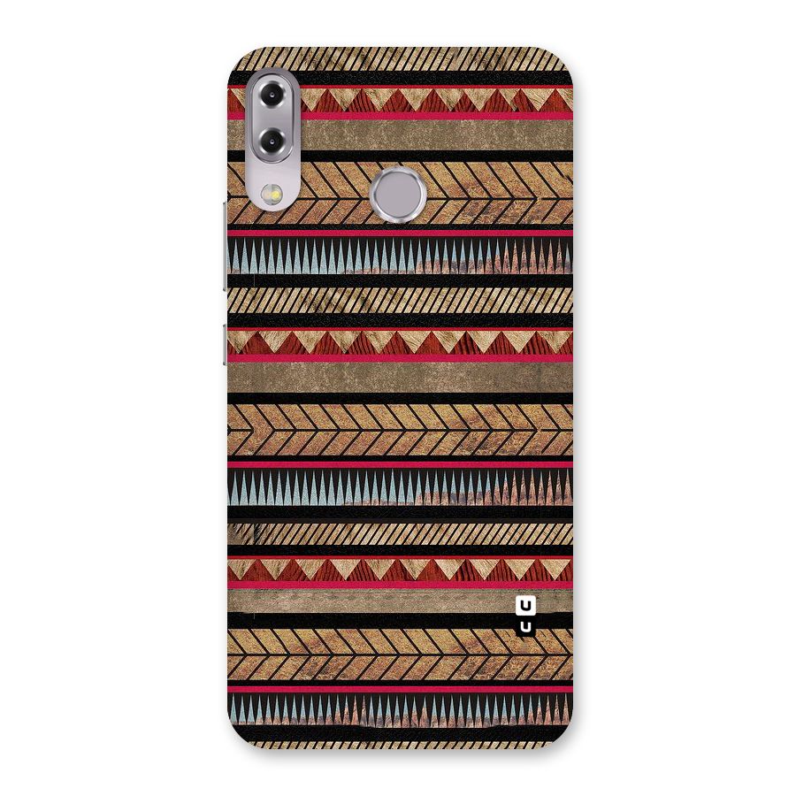 Red Indie Pattern Back Case for Zenfone 5Z