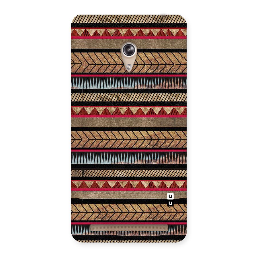 Red Indie Pattern Back Case for Zenfone 6
