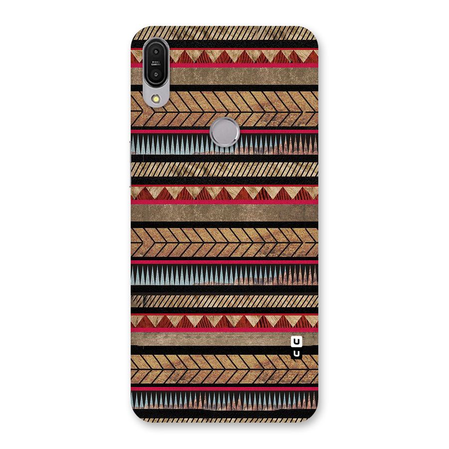 Red Indie Pattern Back Case for Zenfone Max Pro M1
