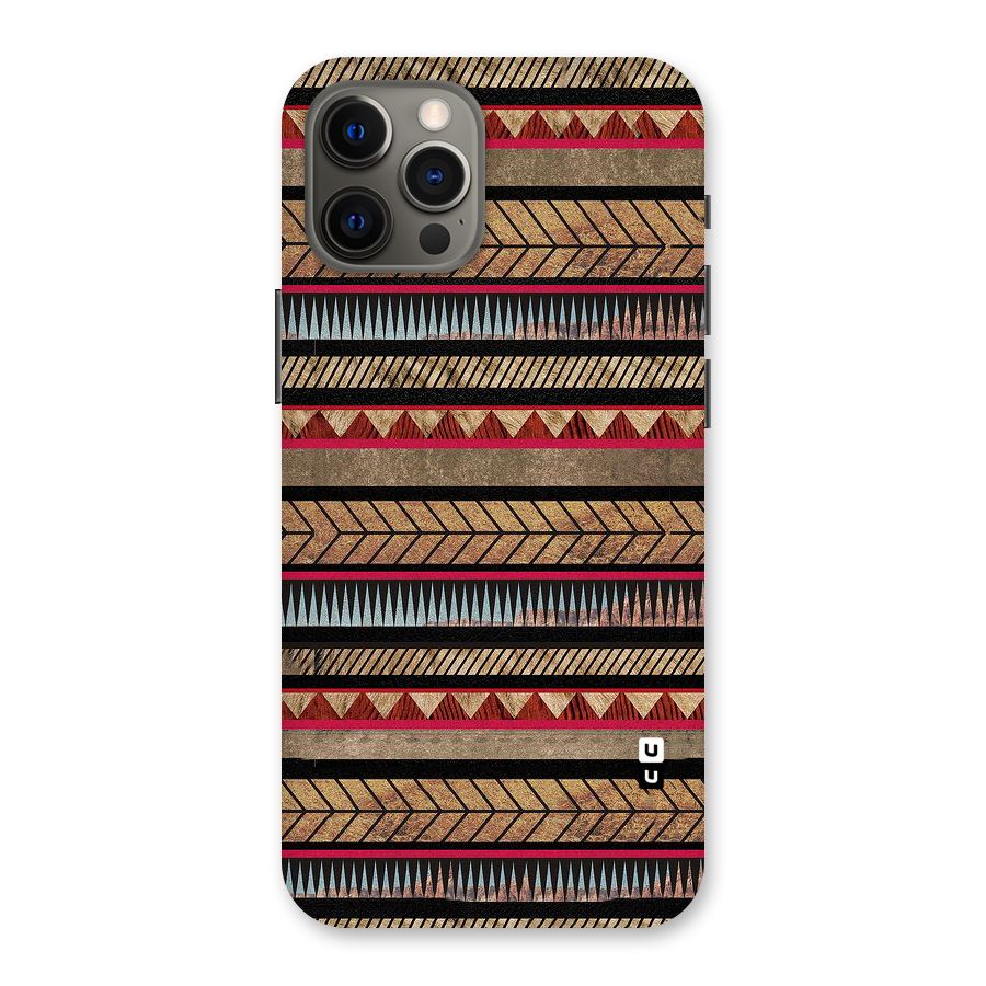 Red Indie Pattern Back Case for iPhone 12 Pro Max