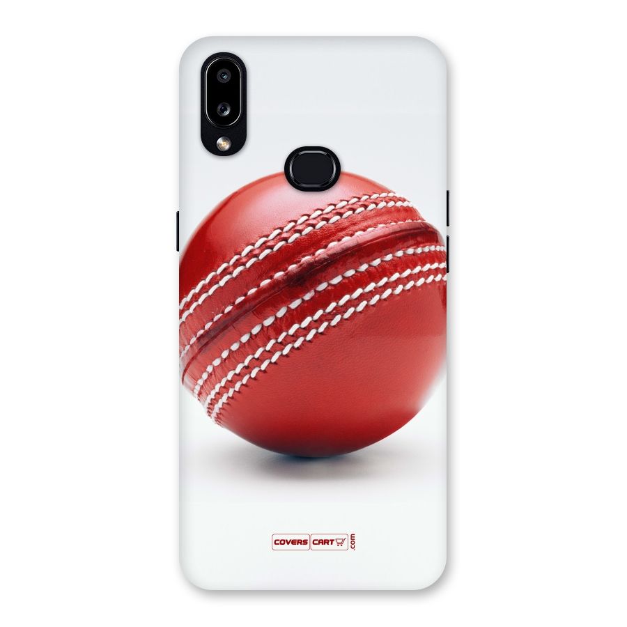 Red International Cricket Ball Back Case for Galaxy A10s