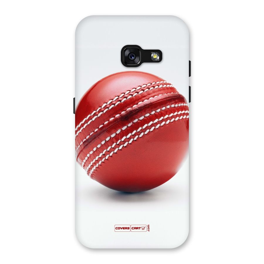 Red International Cricket Ball Back Case for Galaxy A3 (2017)