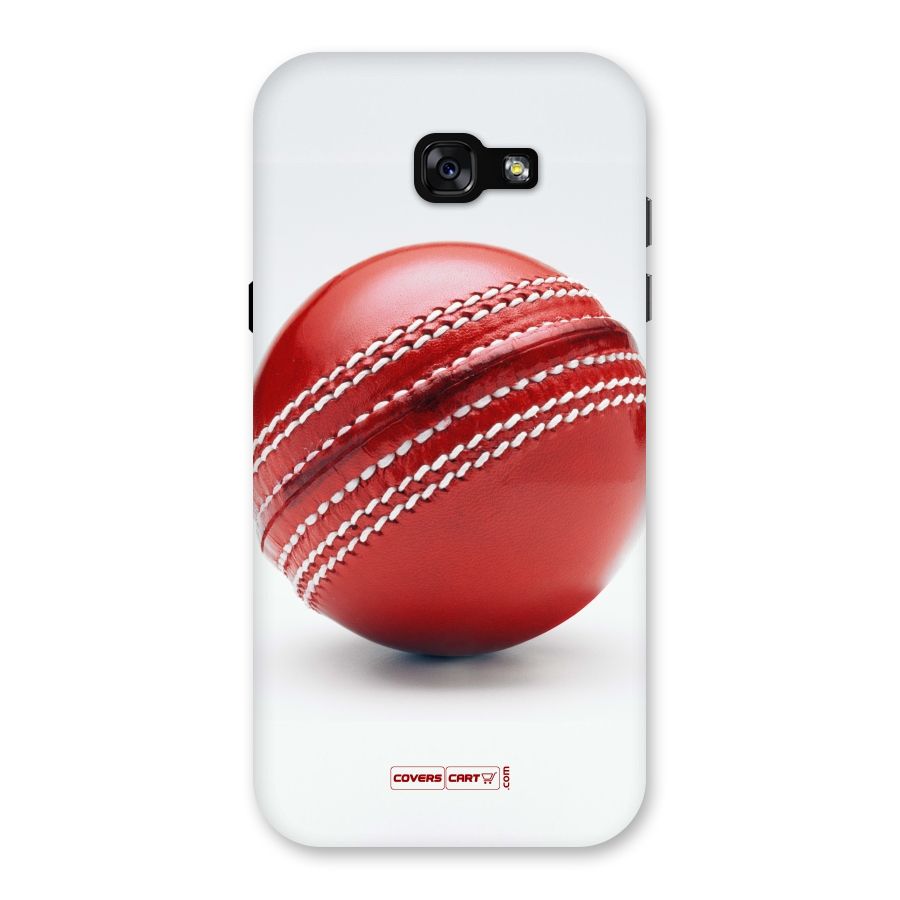 Red International Cricket Ball Back Case for Galaxy A7 (2017)