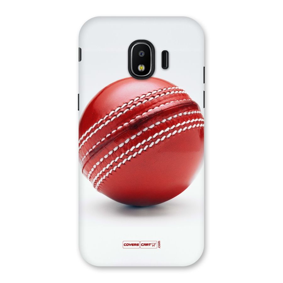 Red International Cricket Ball Back Case for Galaxy J2 Pro 2018
