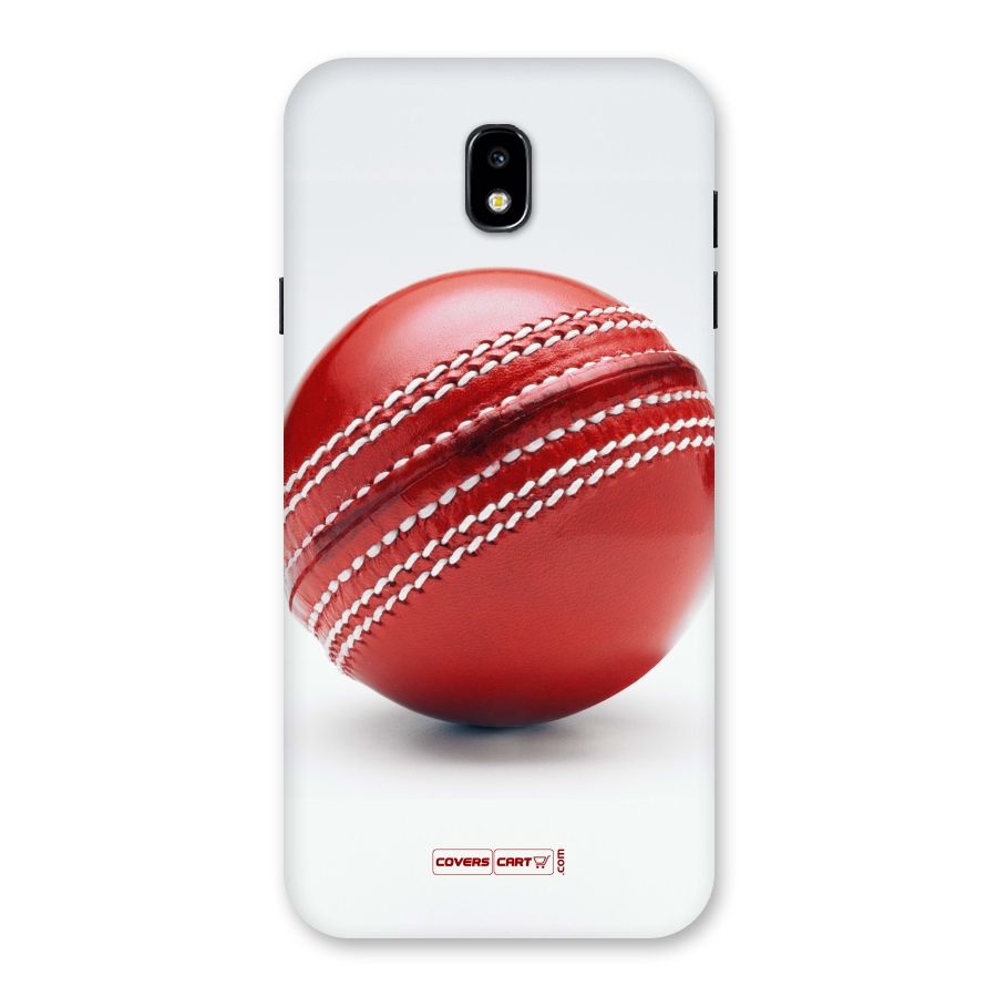 Red International Cricket Ball Back Case for Galaxy J7 Pro