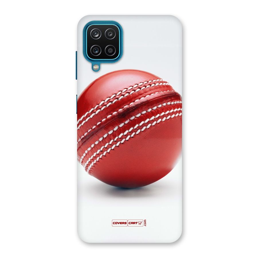 Red International Cricket Ball Back Case for Galaxy M12