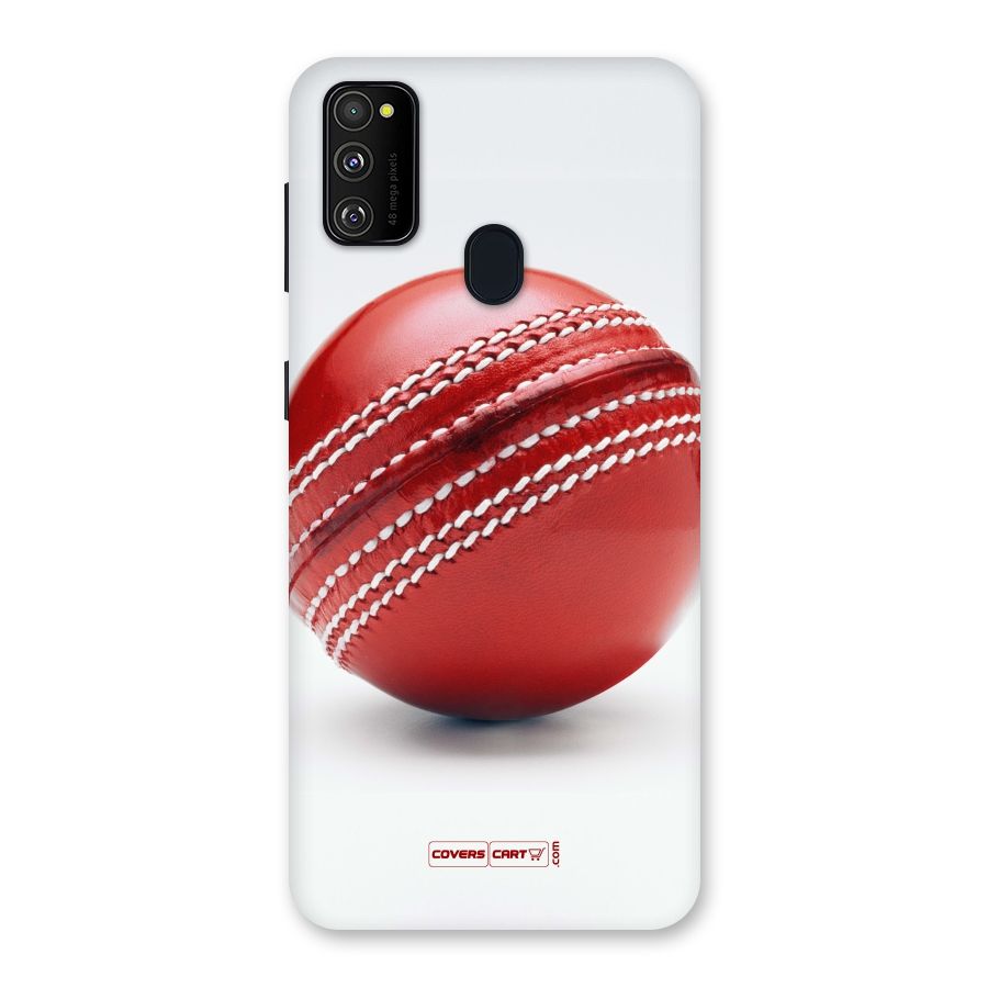 Red International Cricket Ball Back Case for Galaxy M30s