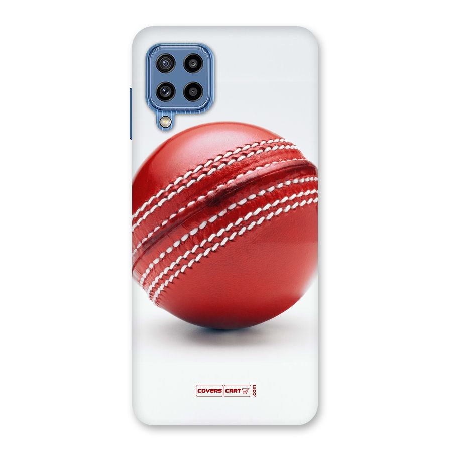 Red International Cricket Ball Back Case for Galaxy M32