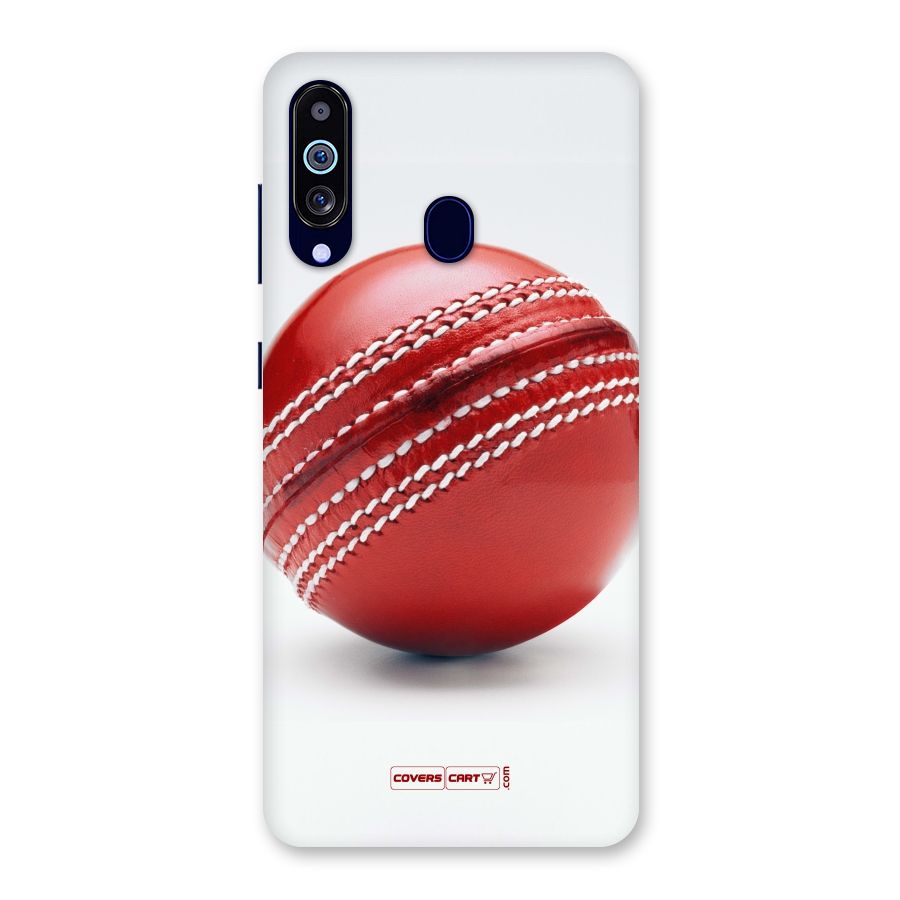 Red International Cricket Ball Back Case for Galaxy M40