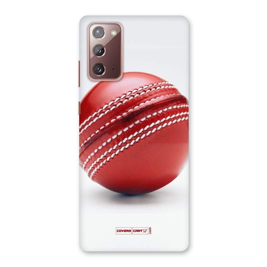 Red International Cricket Ball Back Case for Galaxy Note 20