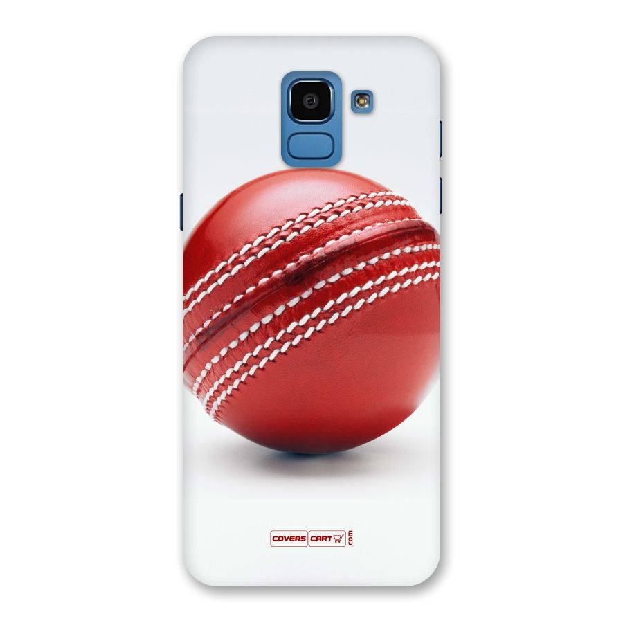 Red International Cricket Ball Back Case for Galaxy On6