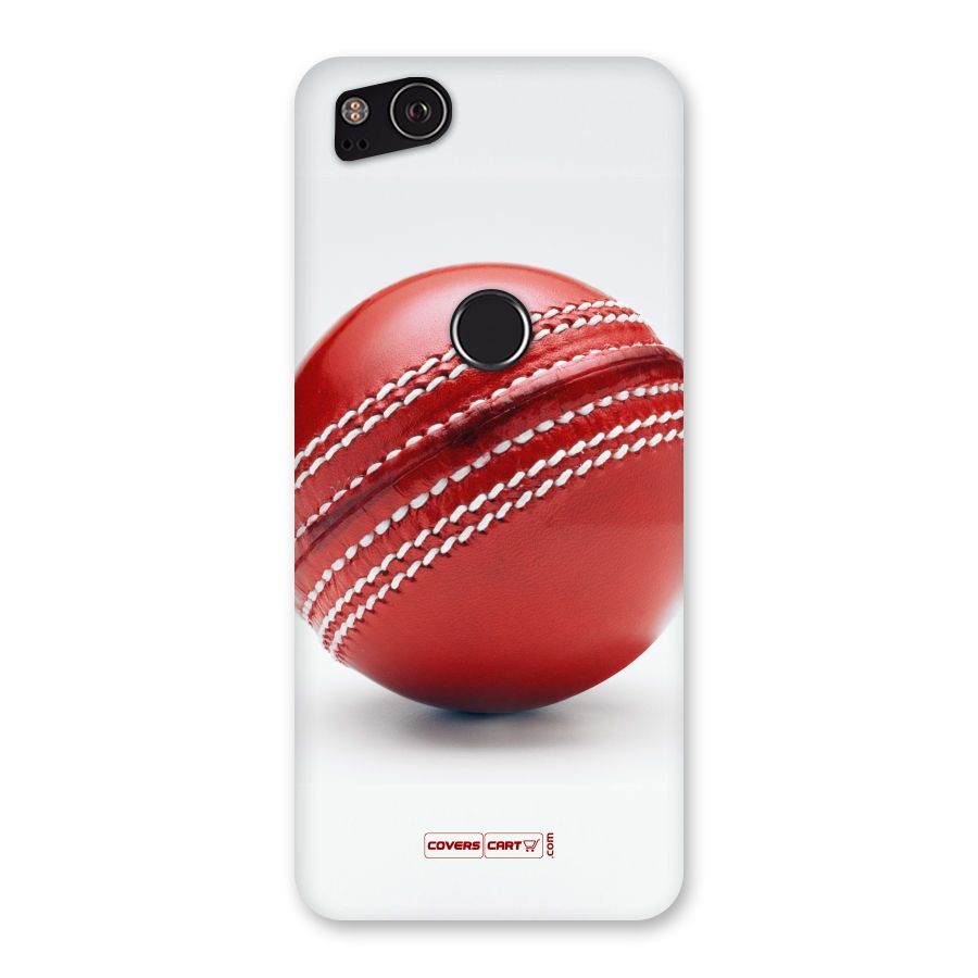 Red International Cricket Ball Back Case for Google Pixel 2