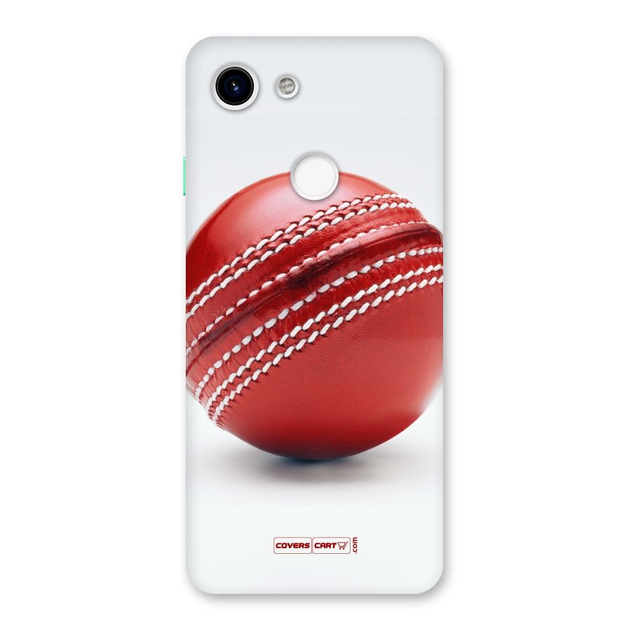 Red International Cricket Ball Back Case for Google Pixel 3