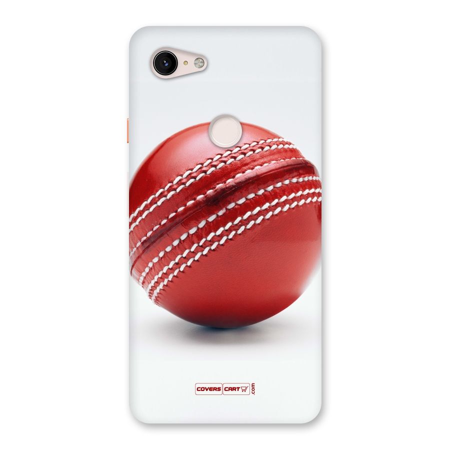 Red International Cricket Ball Back Case for Google Pixel 3 XL