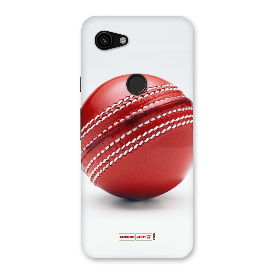 Red International Cricket Ball Back Case for Google Pixel 3a
