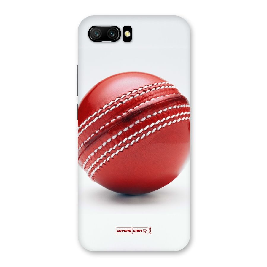 Red International Cricket Ball Back Case for Honor 10