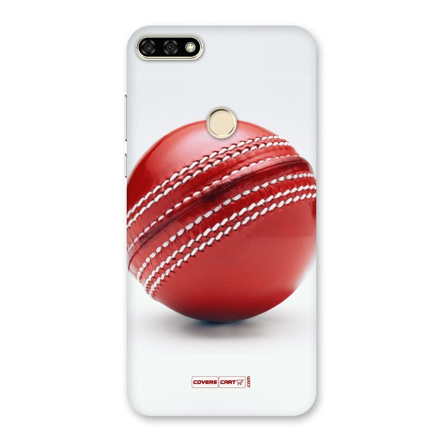 Red International Cricket Ball Back Case for Honor 7A