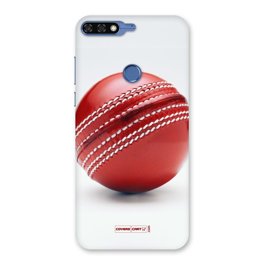 Red International Cricket Ball Back Case for Honor 7C