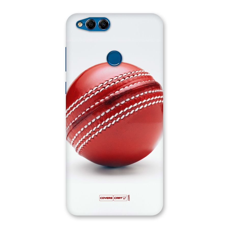 Red International Cricket Ball Back Case for Honor 7X