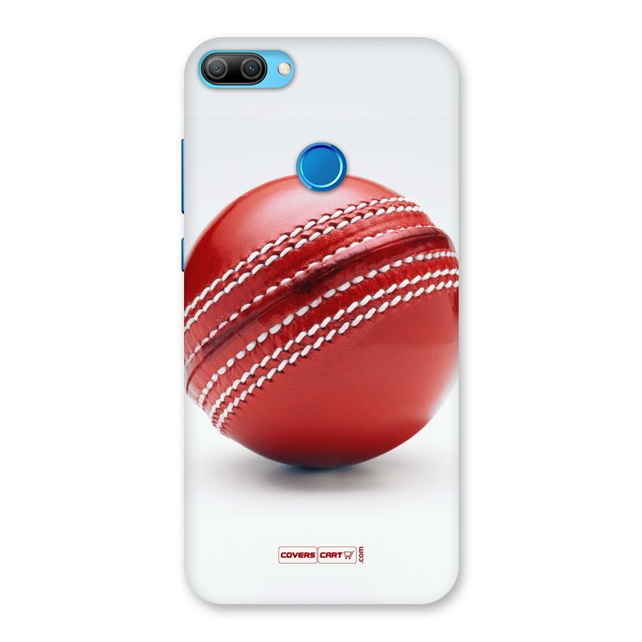 Red International Cricket Ball Back Case for Honor 9N