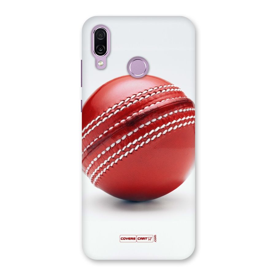 Red International Cricket Ball Back Case for Honor Play