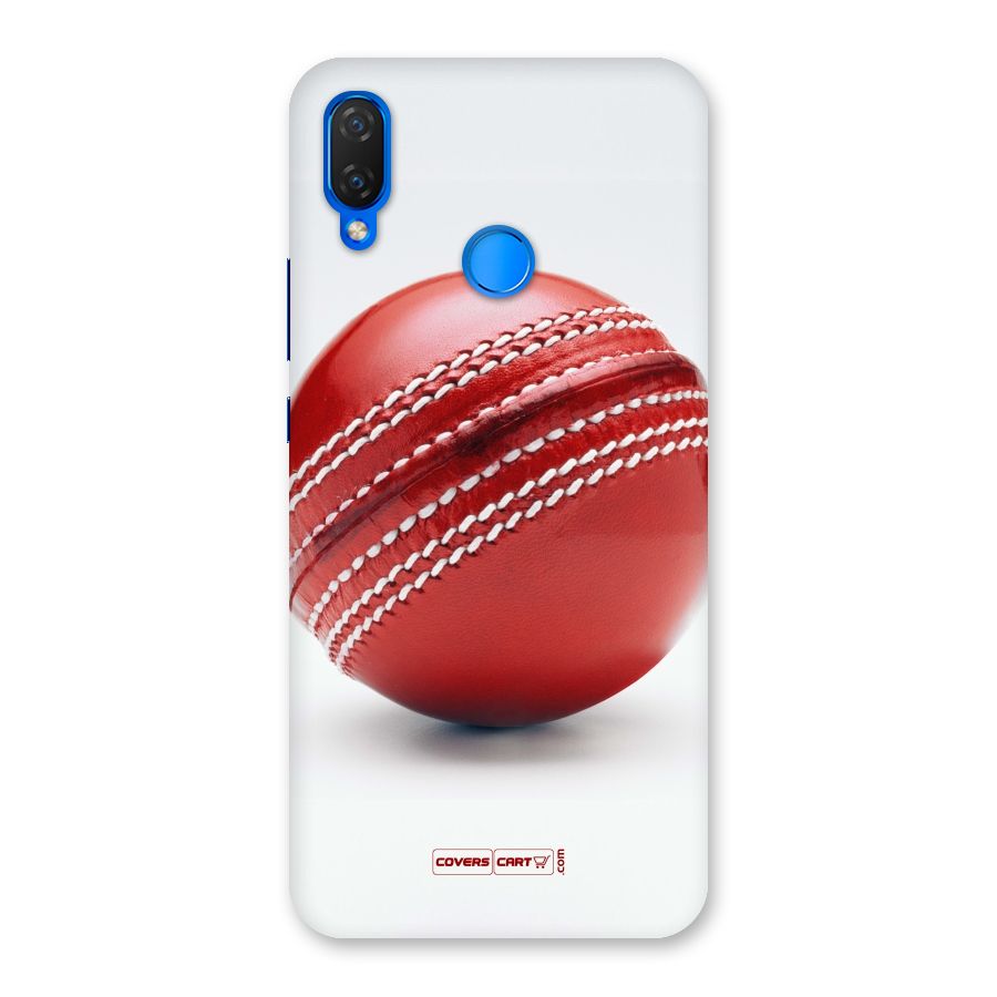 Red International Cricket Ball Back Case for Huawei P Smart+