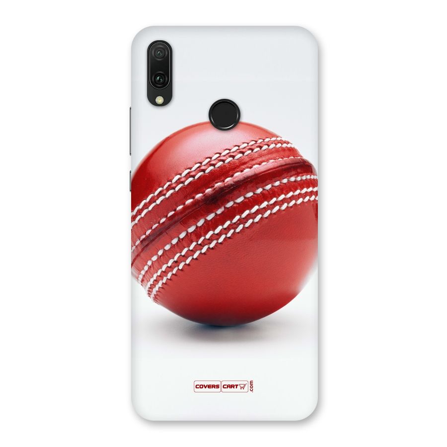 Red International Cricket Ball Back Case for Huawei Y9 (2019)