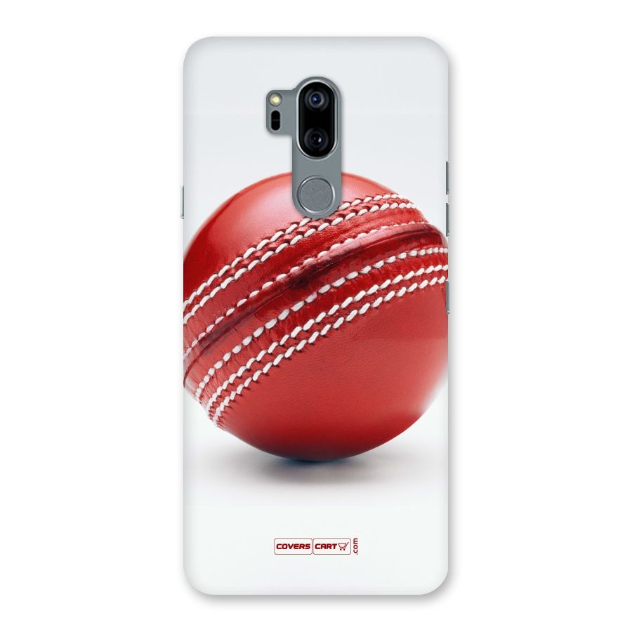 Red International Cricket Ball Back Case for LG G7