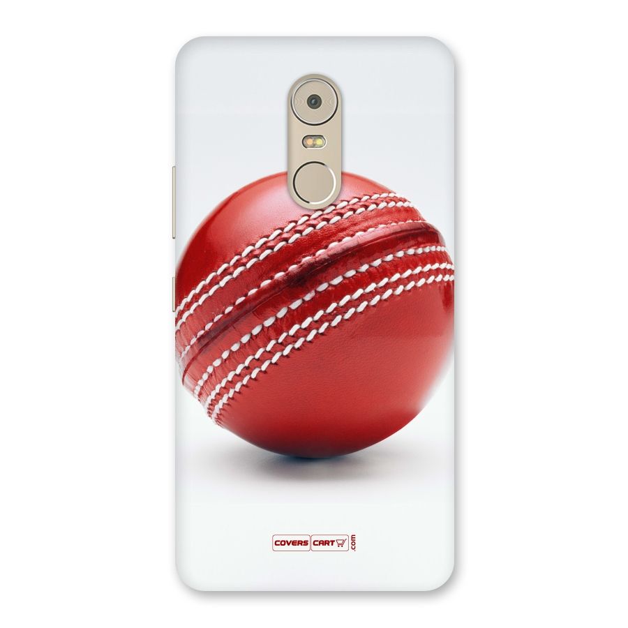 Red International Cricket Ball Back Case for Lenovo K6 Note
