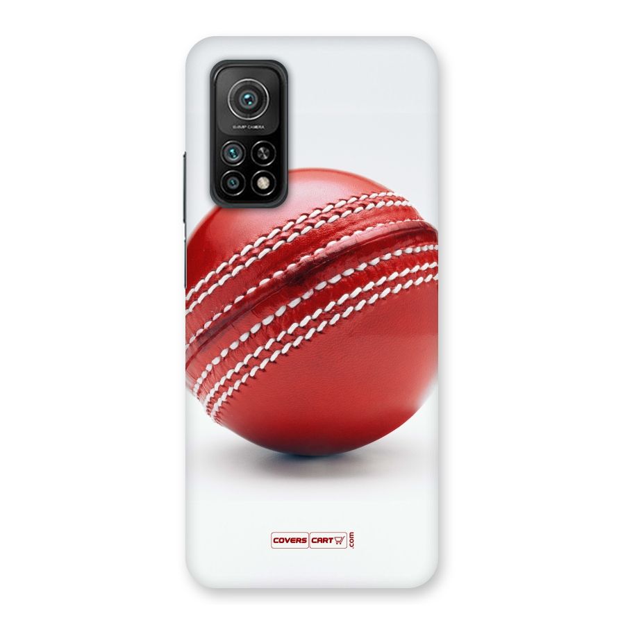 Red International Cricket Ball Back Case for Mi 10T Pro 5G