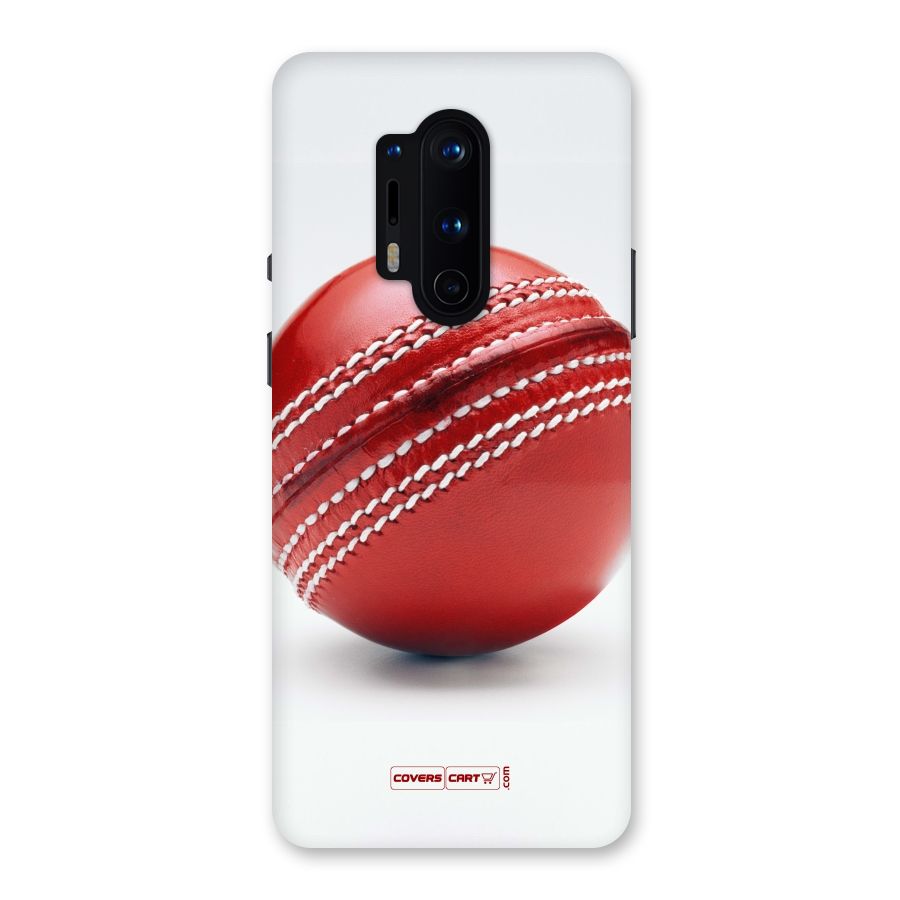 Red International Cricket Ball Back Case for OnePlus 8 Pro