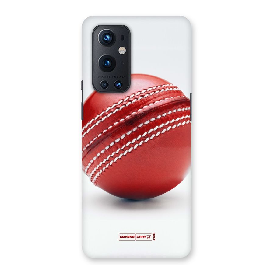 Red International Cricket Ball Back Case for OnePlus 9 Pro