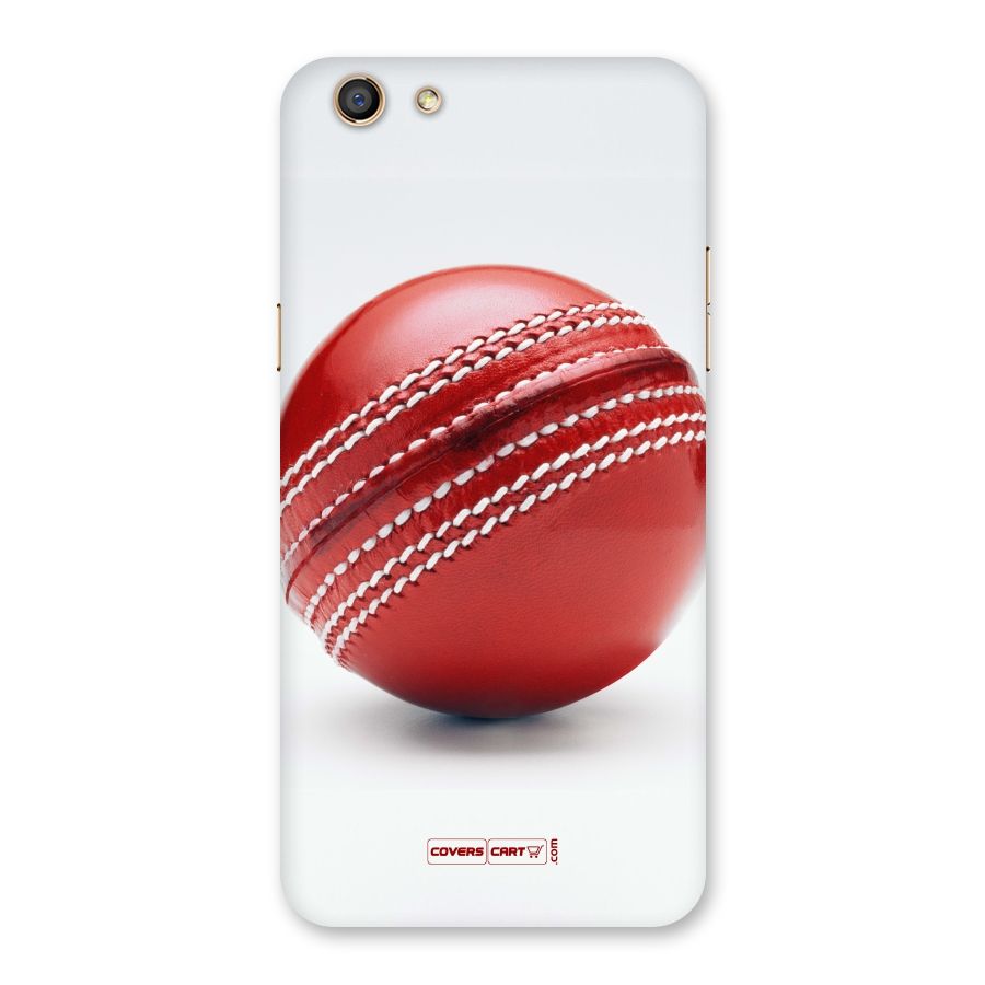 Red International Cricket Ball Back Case for Oppo F3