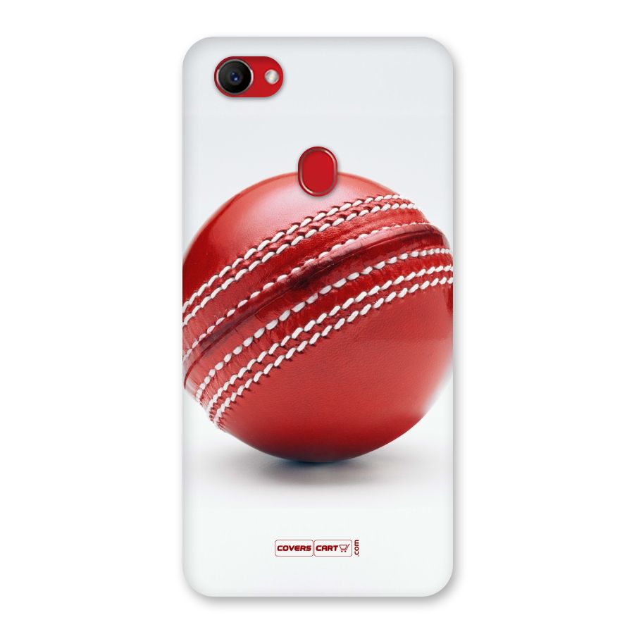 Red International Cricket Ball Back Case for Oppo F7