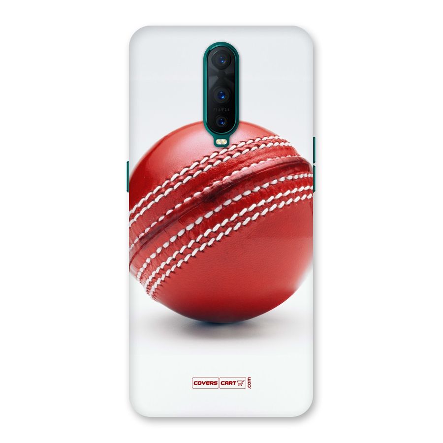 Red International Cricket Ball Back Case for Oppo R17 Pro