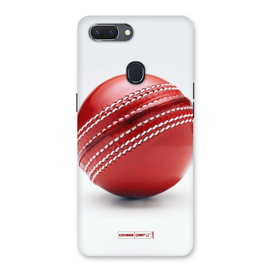 Red International Cricket Ball Back Case for Oppo Realme 2