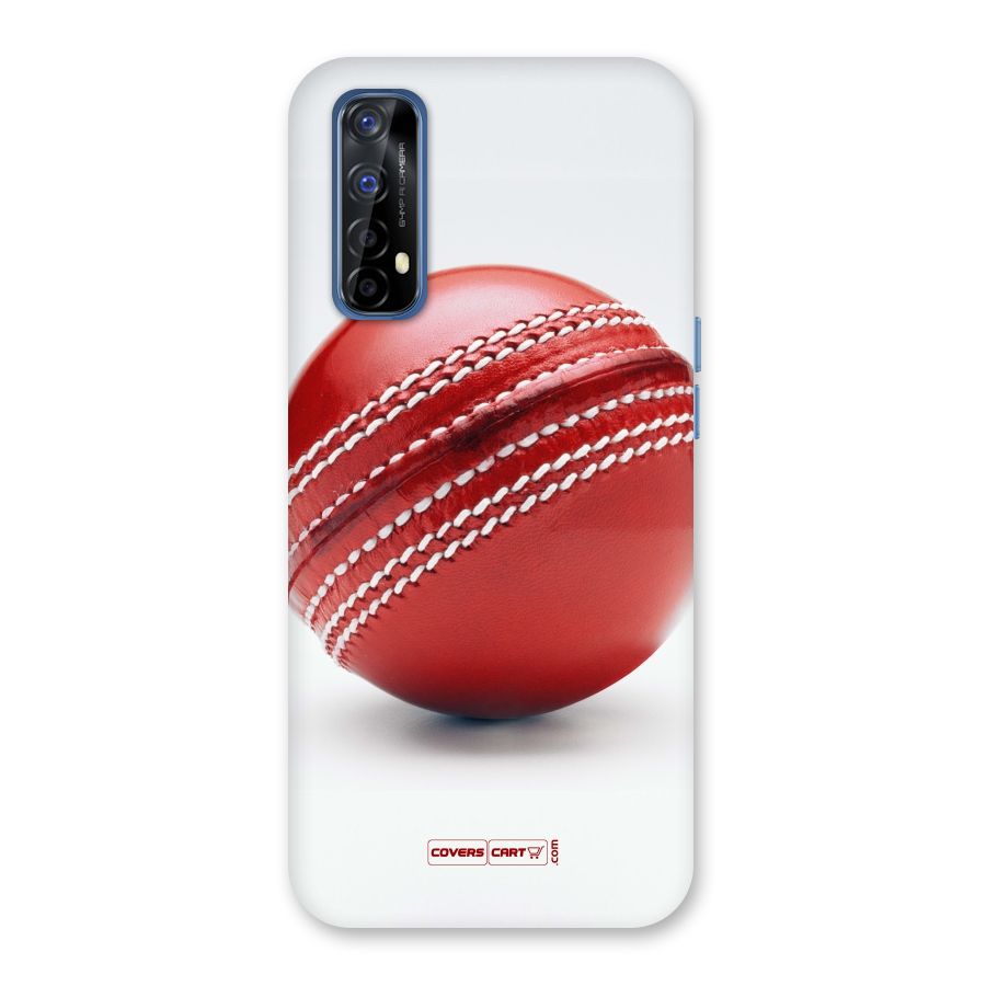 Red International Cricket Ball Back Case for Realme 7