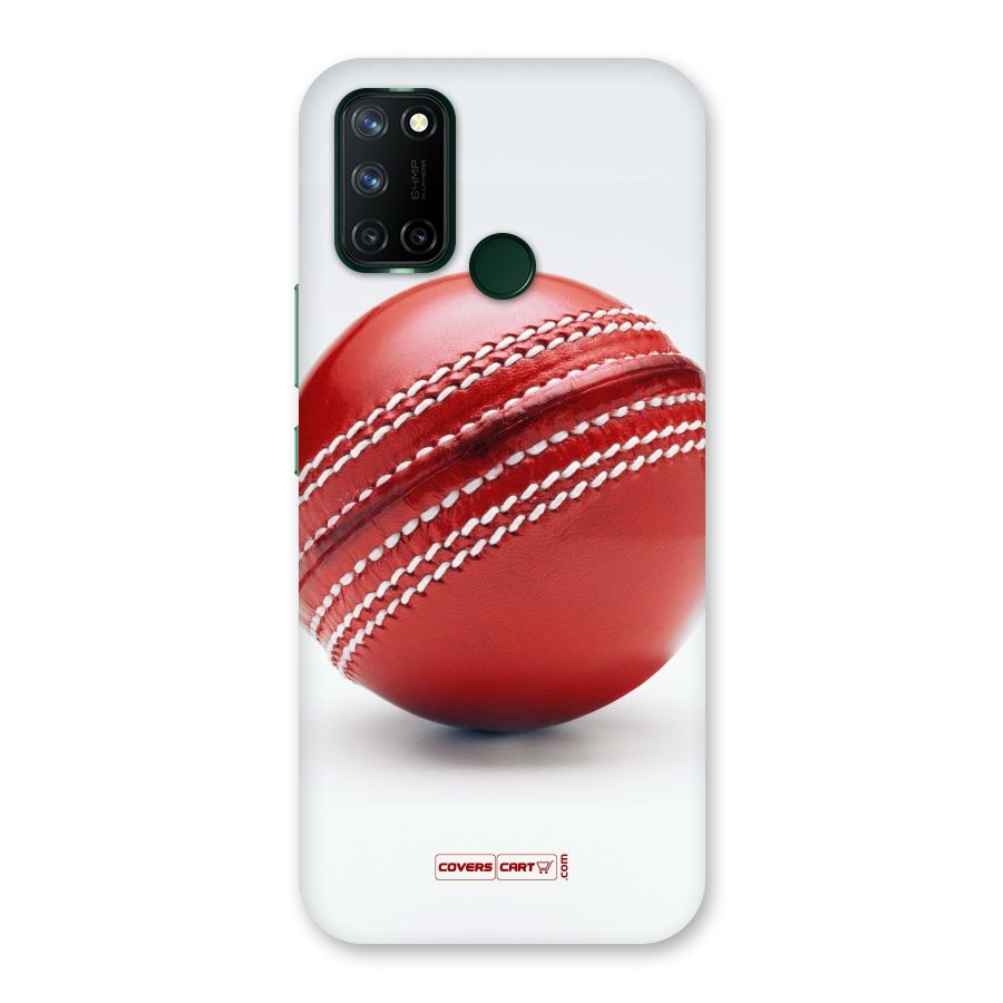 Red International Cricket Ball Back Case for Realme 7i