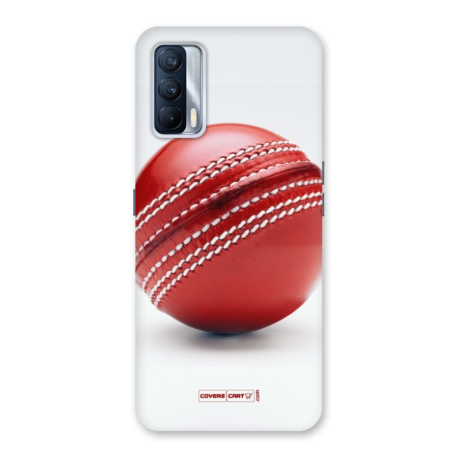 Red International Cricket Ball Back Case for Realme X7