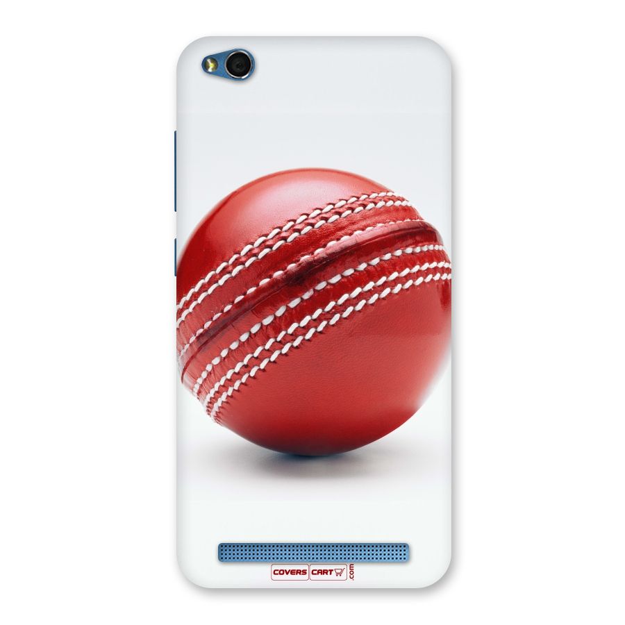 Red International Cricket Ball Back Case for Redmi 5A