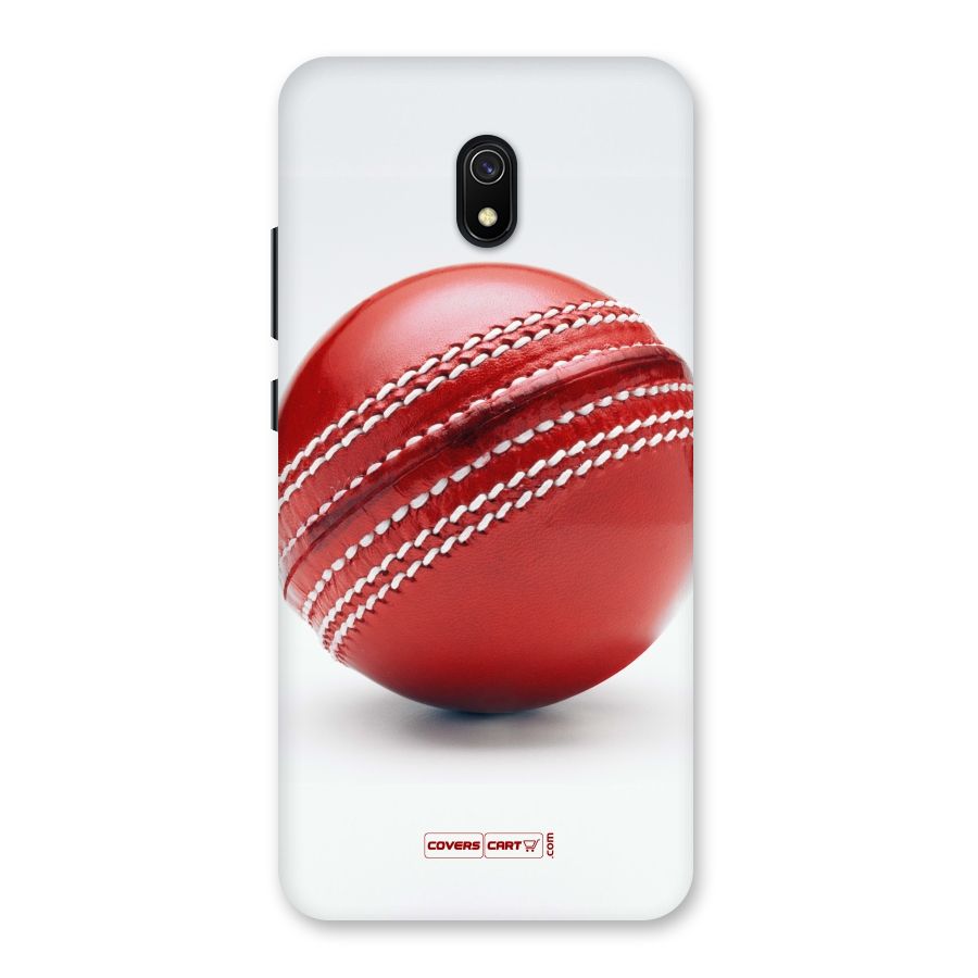 Red International Cricket Ball Back Case for Redmi 8A