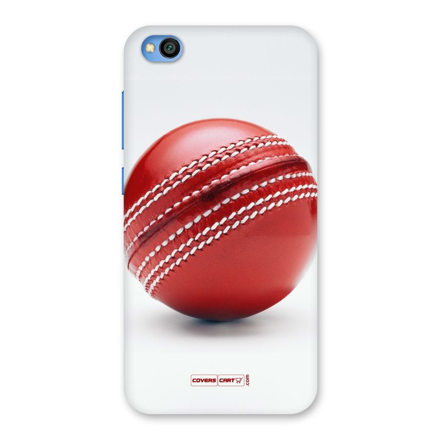 Red International Cricket Ball Back Case for Redmi Go
