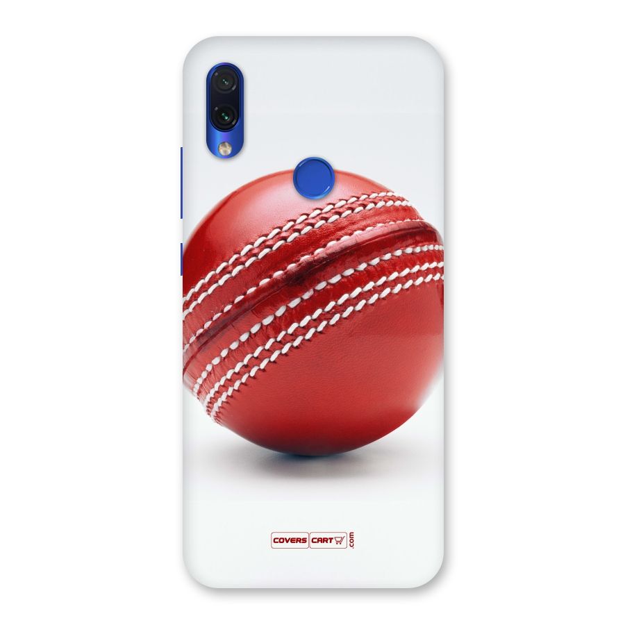 Red International Cricket Ball Back Case for Redmi Note 7