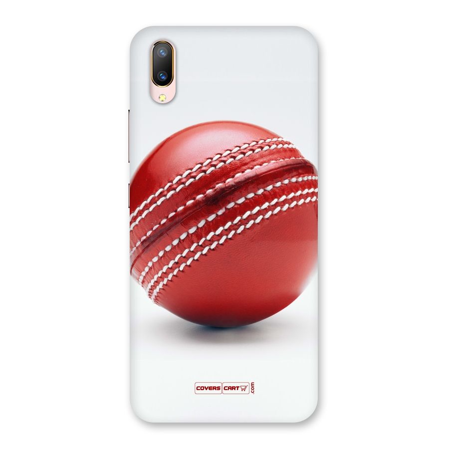 Red International Cricket Ball Back Case for Vivo V11 Pro