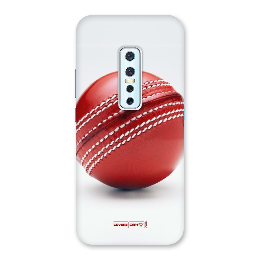 Red International Cricket Ball Back Case for Vivo V17 Pro