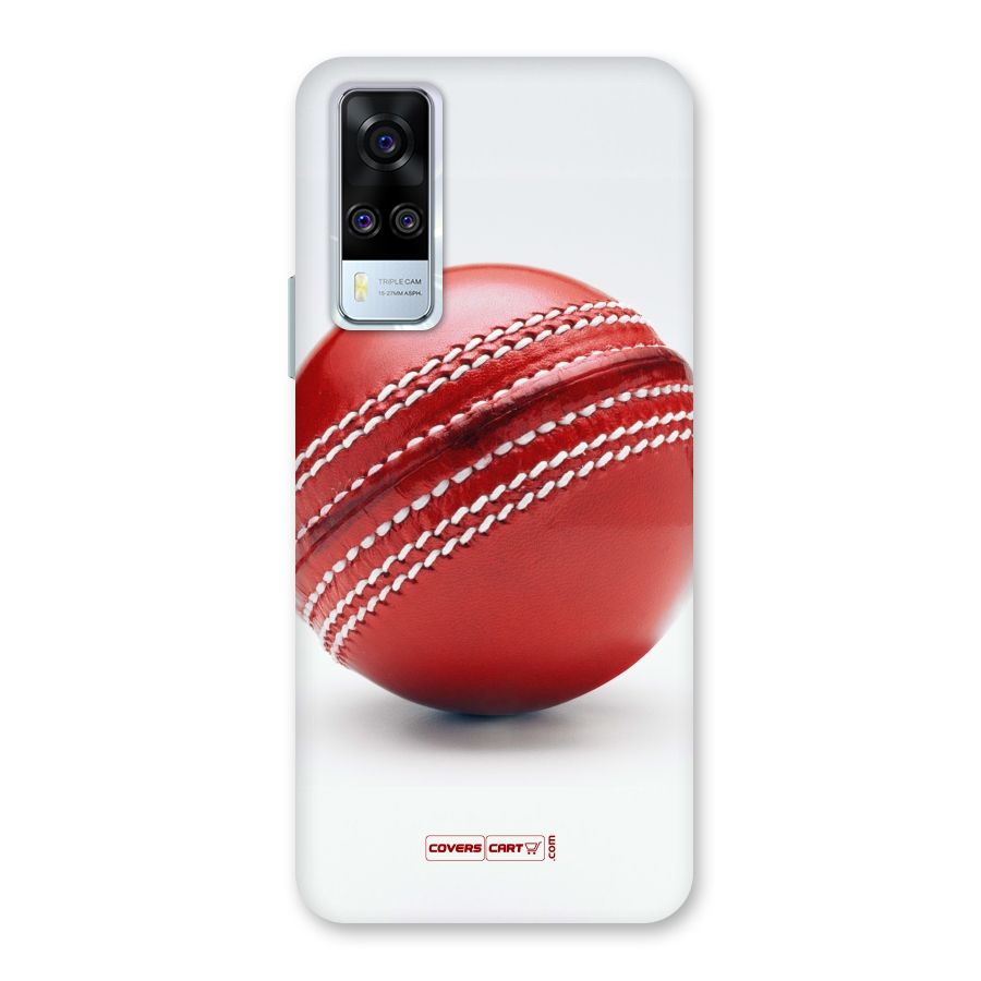 Red International Cricket Ball Back Case for Vivo Y31